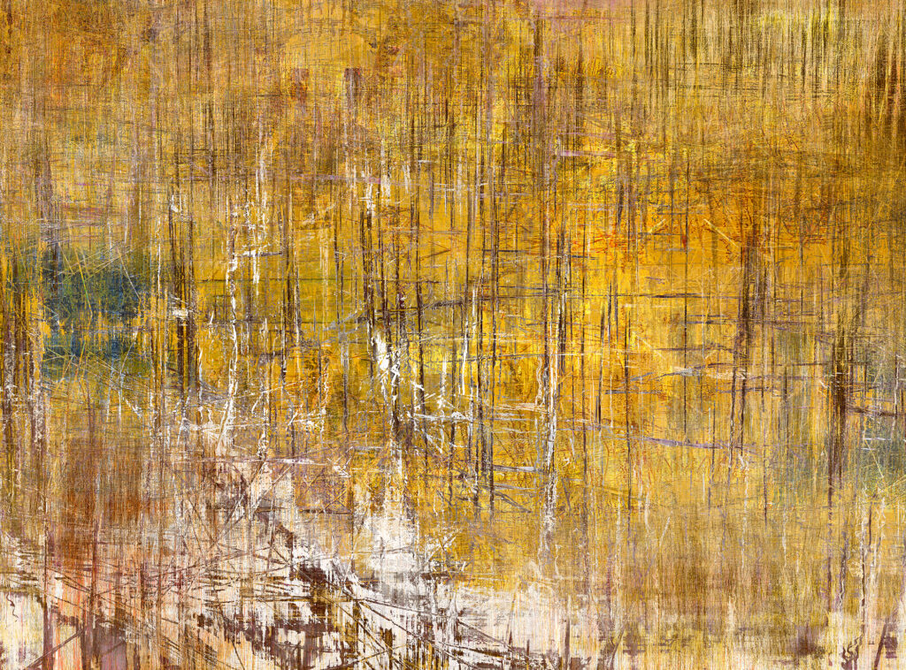 Golden Shores abstract I 